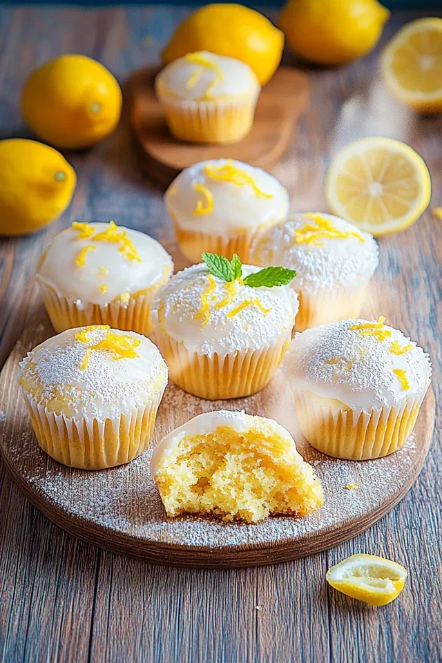 Saftige Zitronenmuffins mit Öl: Ein unwiderstehliches Rezept