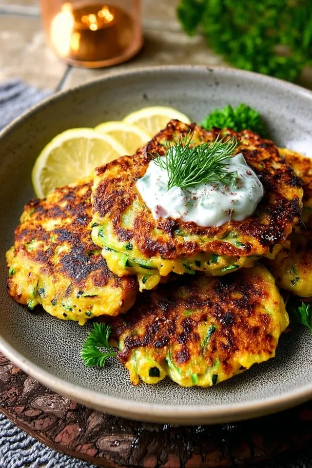Zucchinipuffer, einfach und schnell
