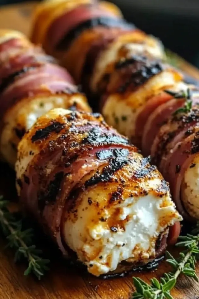 Feta-Beef-Röllchen vom Grill für den besonderen Genuss