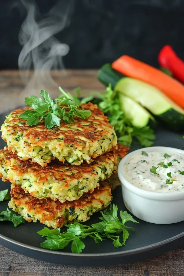 Zucchinipuffer Rezept – Leckeres Fitness Gericht